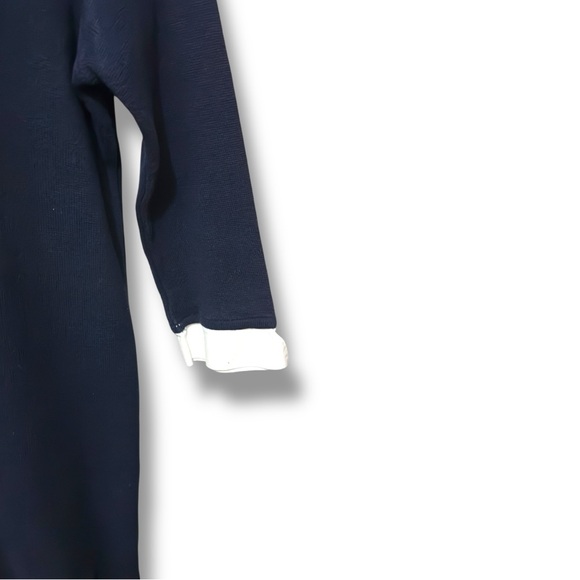 Tommy Hilfiger | EUC Navy Contrast Collar Shift Dress (size XS-S) - Picture 8 of 15
